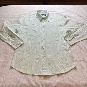 Tarocash Pale Green Button Shirt Size Large